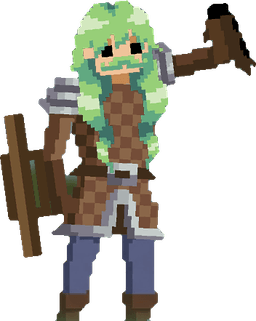 Focus Hero pixel character